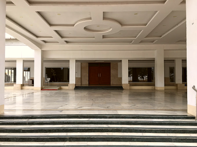 Spacious entrance of Sri Lakshmi Convention Coimbatore